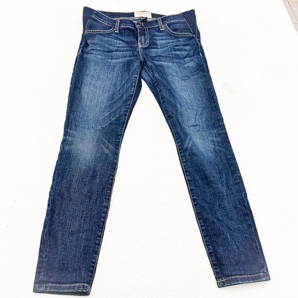 Hatch x Current Elliott The Maternity Stiletto Townie Denim Jeans Size 27 - Picture 2 of 8